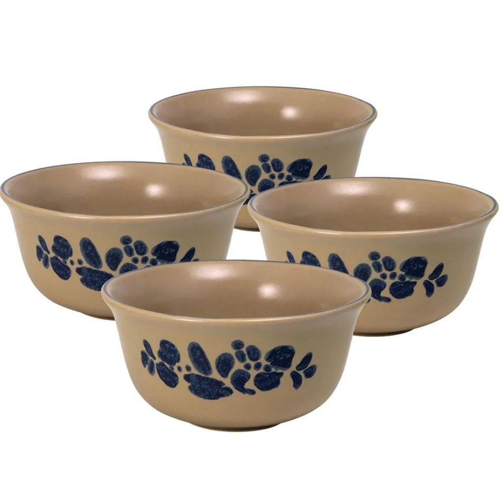 Soup Cereal Bowls|Pfaltzgraff® Folk Art® Set of 4 Deep Soup Cereal Bowls