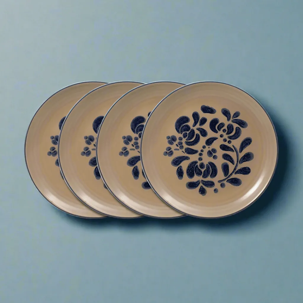Salad Plates|Pfaltzgraff® Folk Art® Set of 4 Luncheon Plates