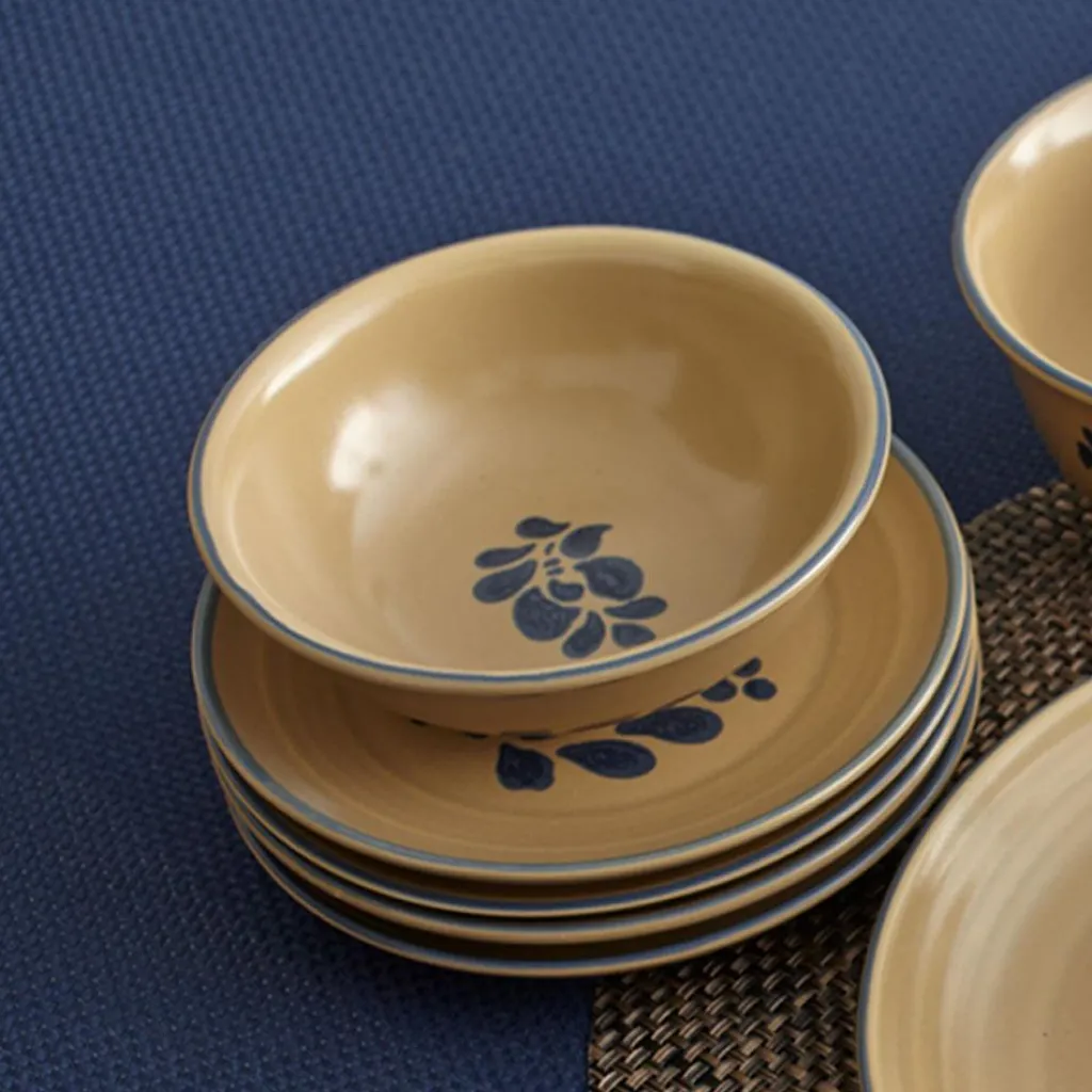 Soup Cereal Bowls|Pfaltzgraff® Folk Art® Set of 4 Soup Cereal Bowls