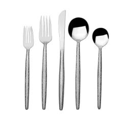 Sets|Towle® Living Forged Shea Hammered 20 Piece Flatware Set, Service for 4