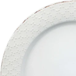 Dinner Plates|Pfaltzgraff® French Lace Set of 4 White Dinner Plates