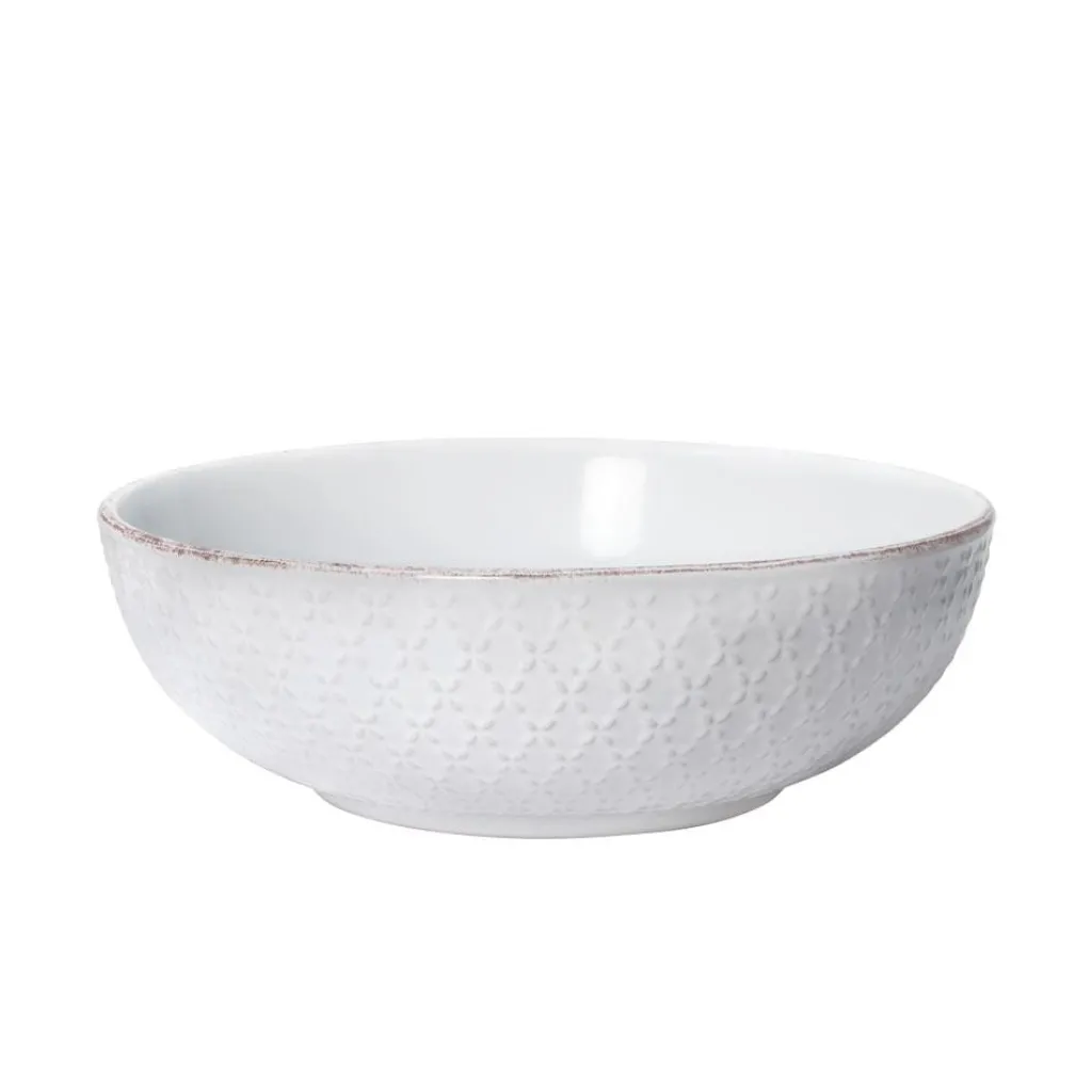 Pasta Bowls|Pfaltzgraff® French Lace White Individual Pasta Bowl