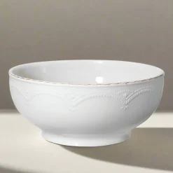 Serve Bowls|Pfaltzgraff® French Lace White Serve Bowl