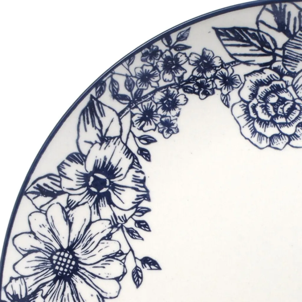 Dinnerware Service For 4|Pfaltzgraff® Gabriela Blue 16 Piece Dinnerware Set, Service for 4