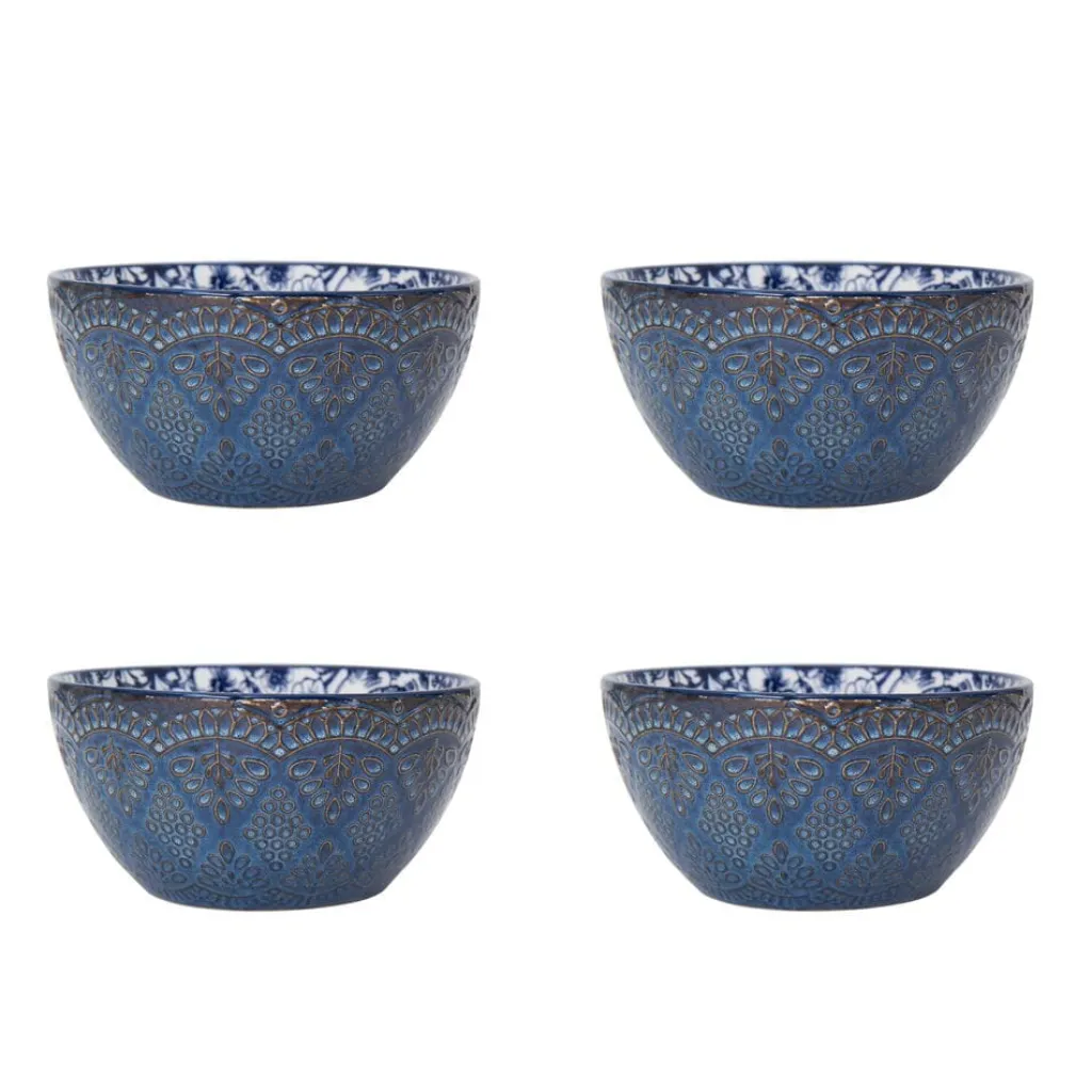 Dinnerware Service For 4|Pfaltzgraff® Gabriela Blue 16 Piece Dinnerware Set, Service for 4