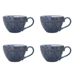 Dinnerware Service For 4|Pfaltzgraff® Gabriela Blue 16 Piece Dinnerware Set, Service for 4