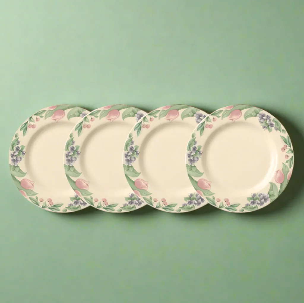 Dinner Plates|Pfaltzgraff® Garden Party® Set of 4 Dinner Plates