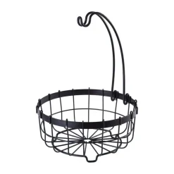 Fruit And Storage Baskets|Gourmet Basics® General Store Fruit Storage Basket with Banana Hanger