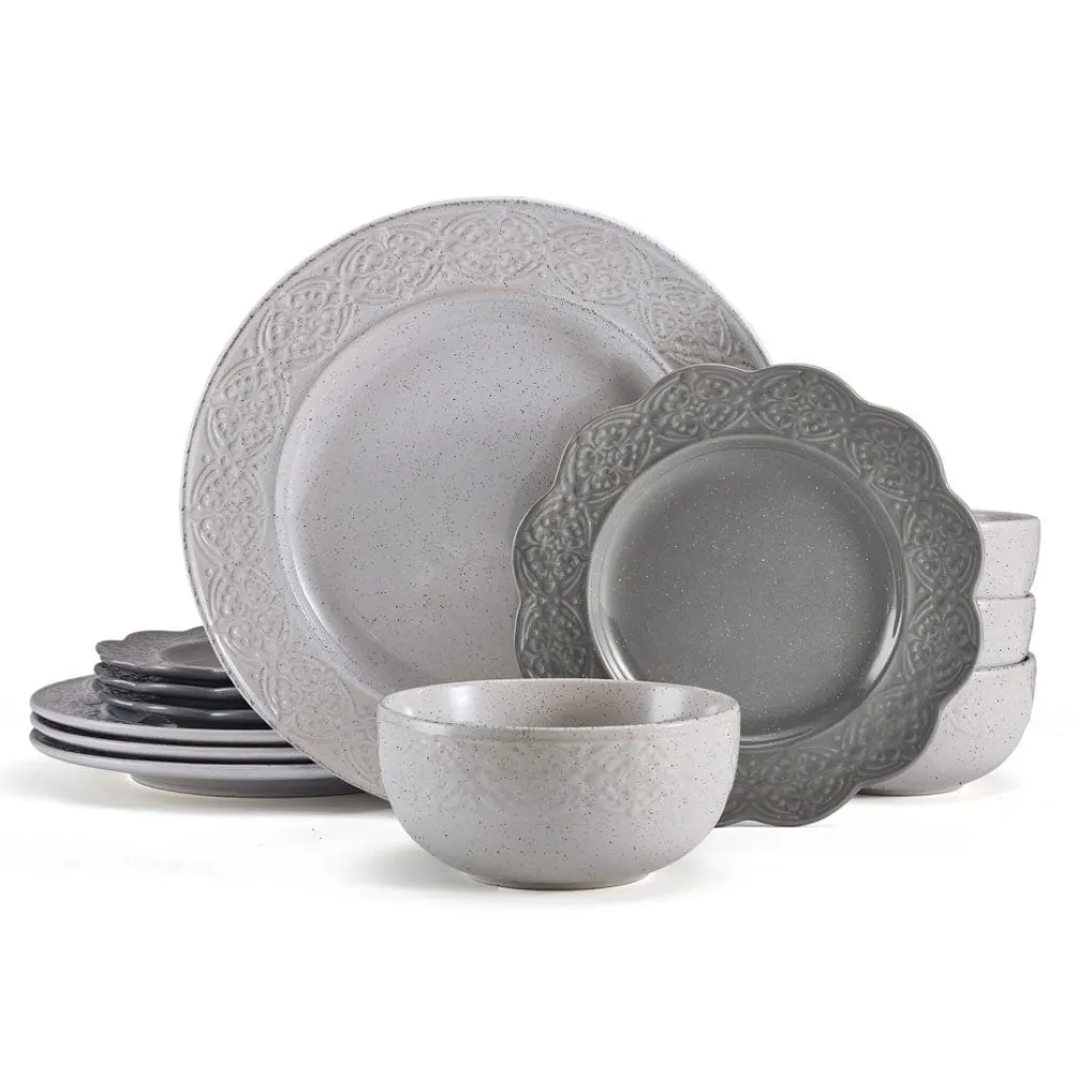 Dinnerware Service For 4|Pfaltzgraff® Gia 12 Piece Dinnerware Set, Service for 4