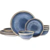 Dinnerware Service For 4|Pfaltzgraff® Glimmer Blue 12 Piece Dinnerware Set, Service for 4