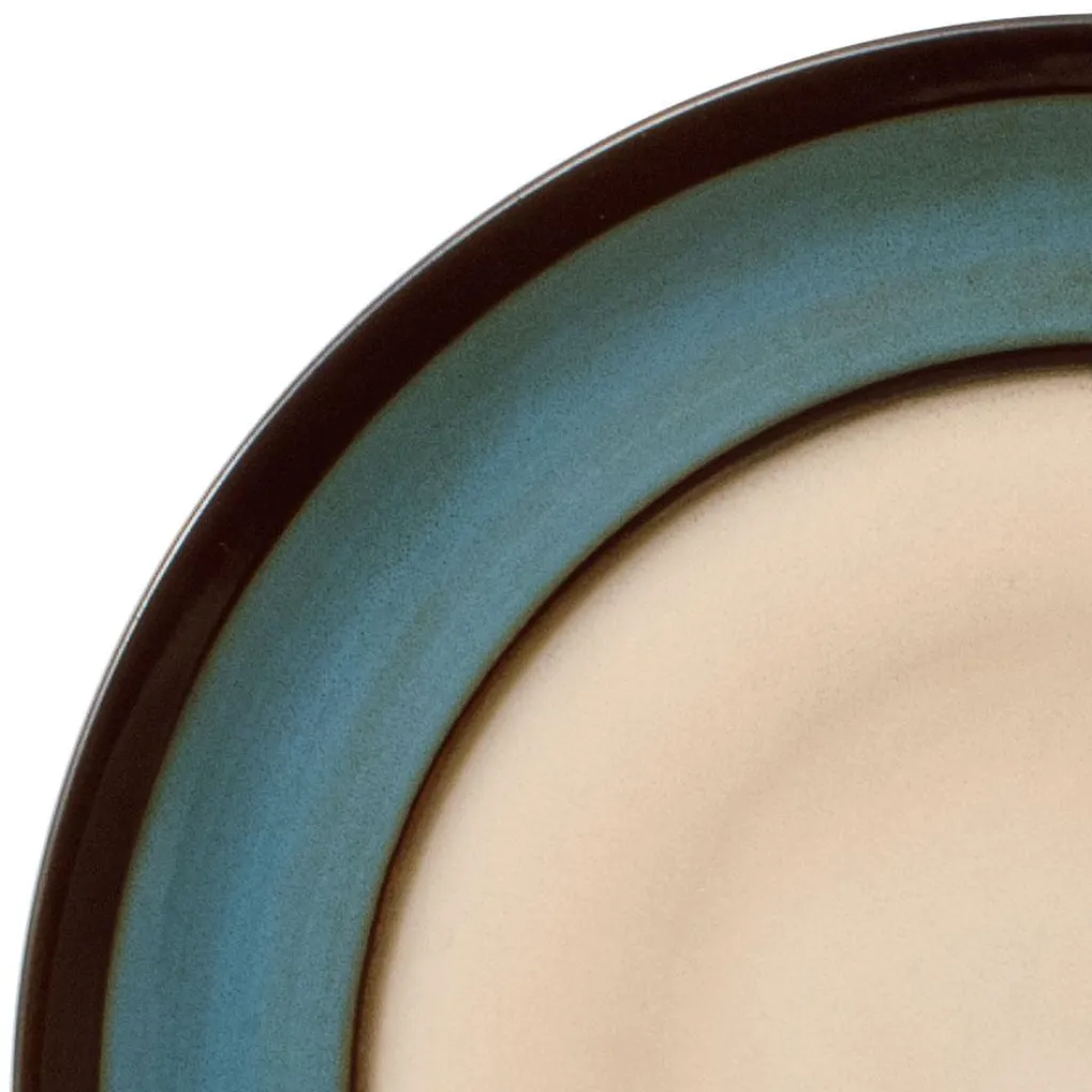 Dinnerware Service For 4|Dinnerware Service For 8|Gourmet Basics® Gourmet Basics Belmont Round Blue Stalks Dinnerware Set