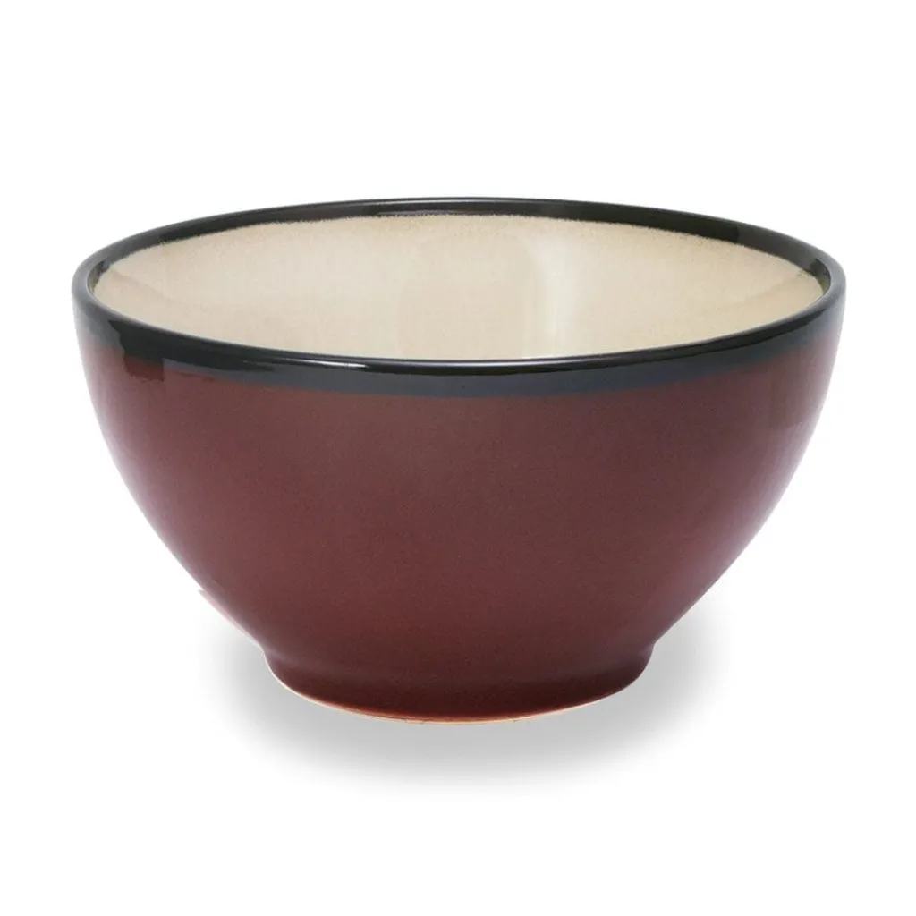 Soup Cereal Bowls|Gourmet Basics® Gourmet Basics Belmont Set of 4 Red Soup Cereal Bowls