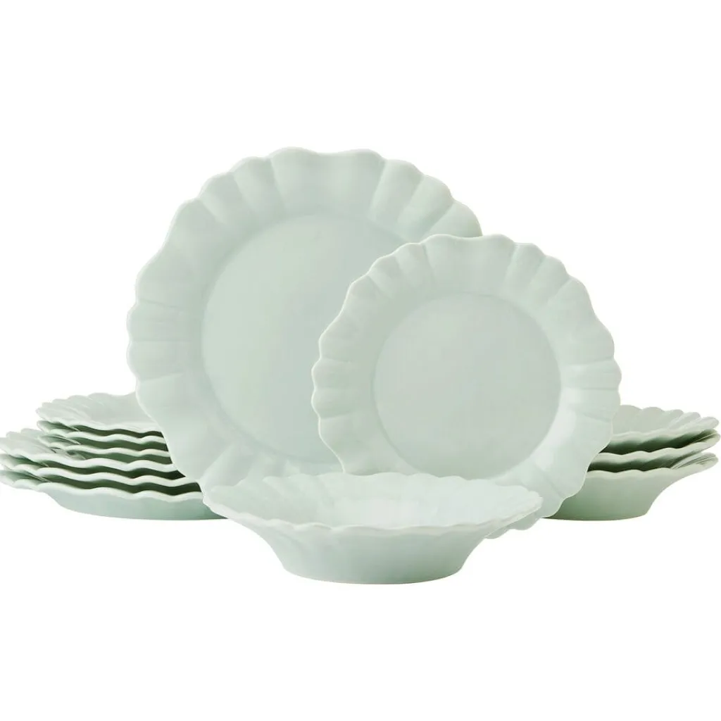 Dinnerware Service For 4|Pfaltzgraff® Graceful Petals 12 Piece Dinnerware Set, Service for 4