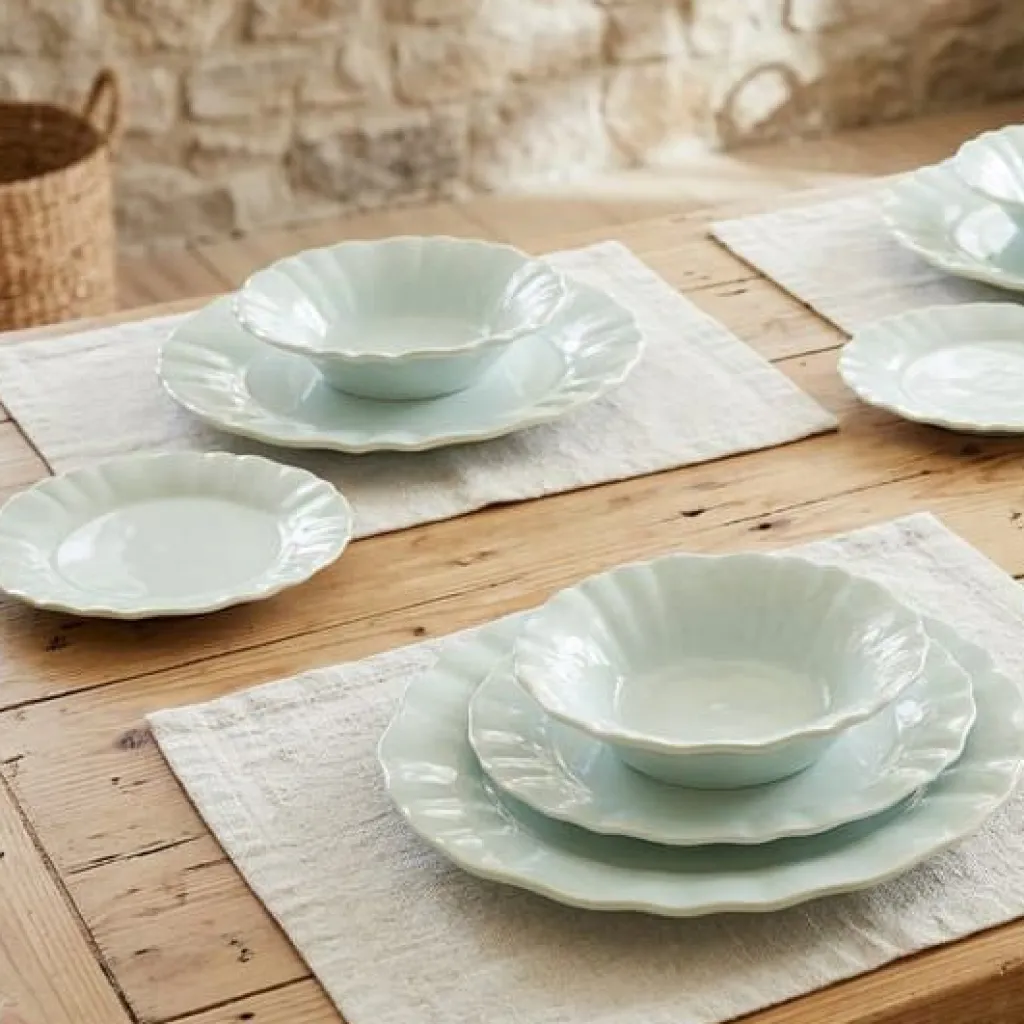 Dinnerware Service For 4|Pfaltzgraff® Graceful Petals 12 Piece Dinnerware Set, Service for 4