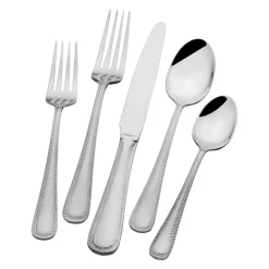 Sets|Gourmet Basics® Halston 42 Piece Flatware Set, Service for 8