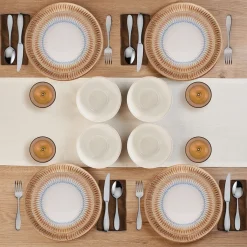 Dinnerware Service For 4|Pfaltzgraff® Hensley Taupe 12 Piece Dinnerware Set, Service for 4