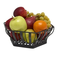 Fruit And Storage Baskets|Decor|Gourmet Basics® Hex Centerpiece Basket