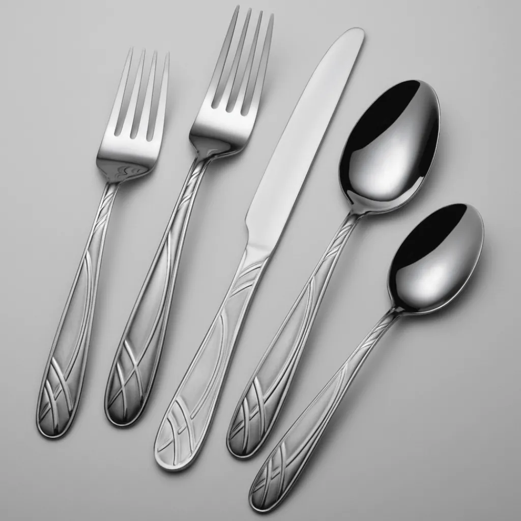 Sets|Pfaltzgraff® Hoopla Frost 20 Piece Flatware Set, Service for 4