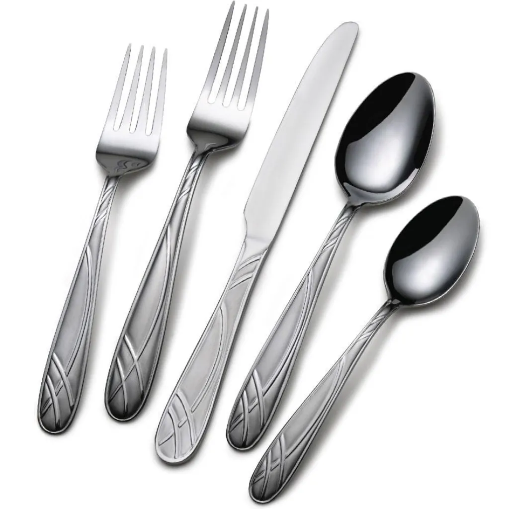 Sets|Pfaltzgraff® Hoopla Frost 20 Piece Flatware Set, Service for 4