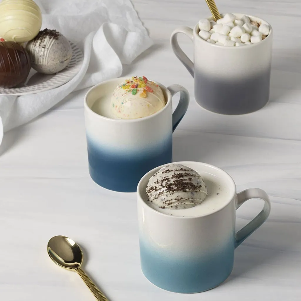 Coffee Mugs|Pfaltzgraff® Hot Chocolate Bomb Set of 6 Mugs with Set of 2 Molds