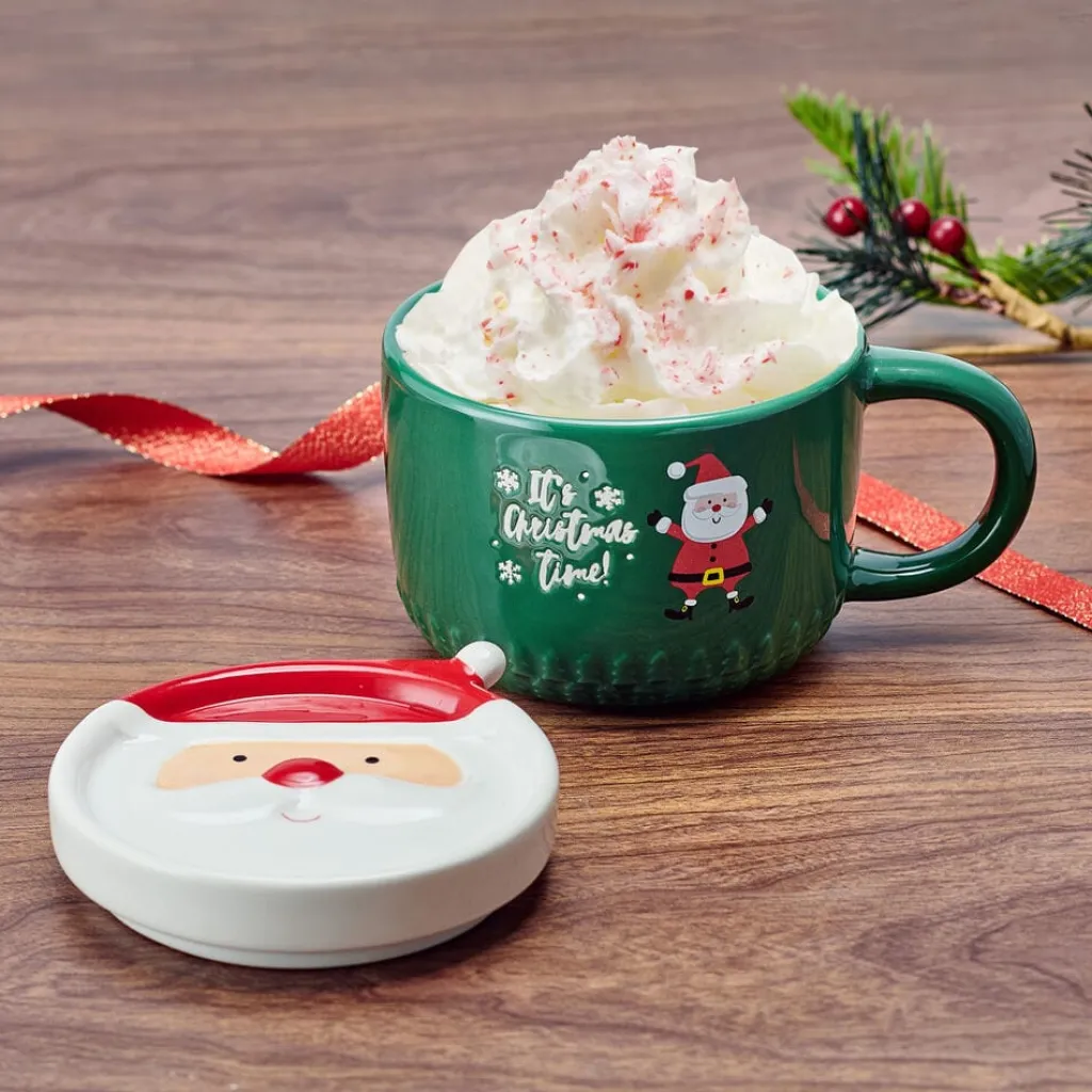 Coffee Mugs|Pfaltzgraff® It’s Christmas Time Santa Covered Mug