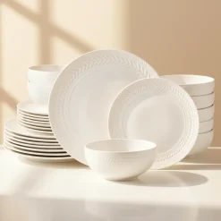 Dinnerware Service For 8|Pfaltzgraff® Josephine 24 Piece Dinnerware Set, Service for 8