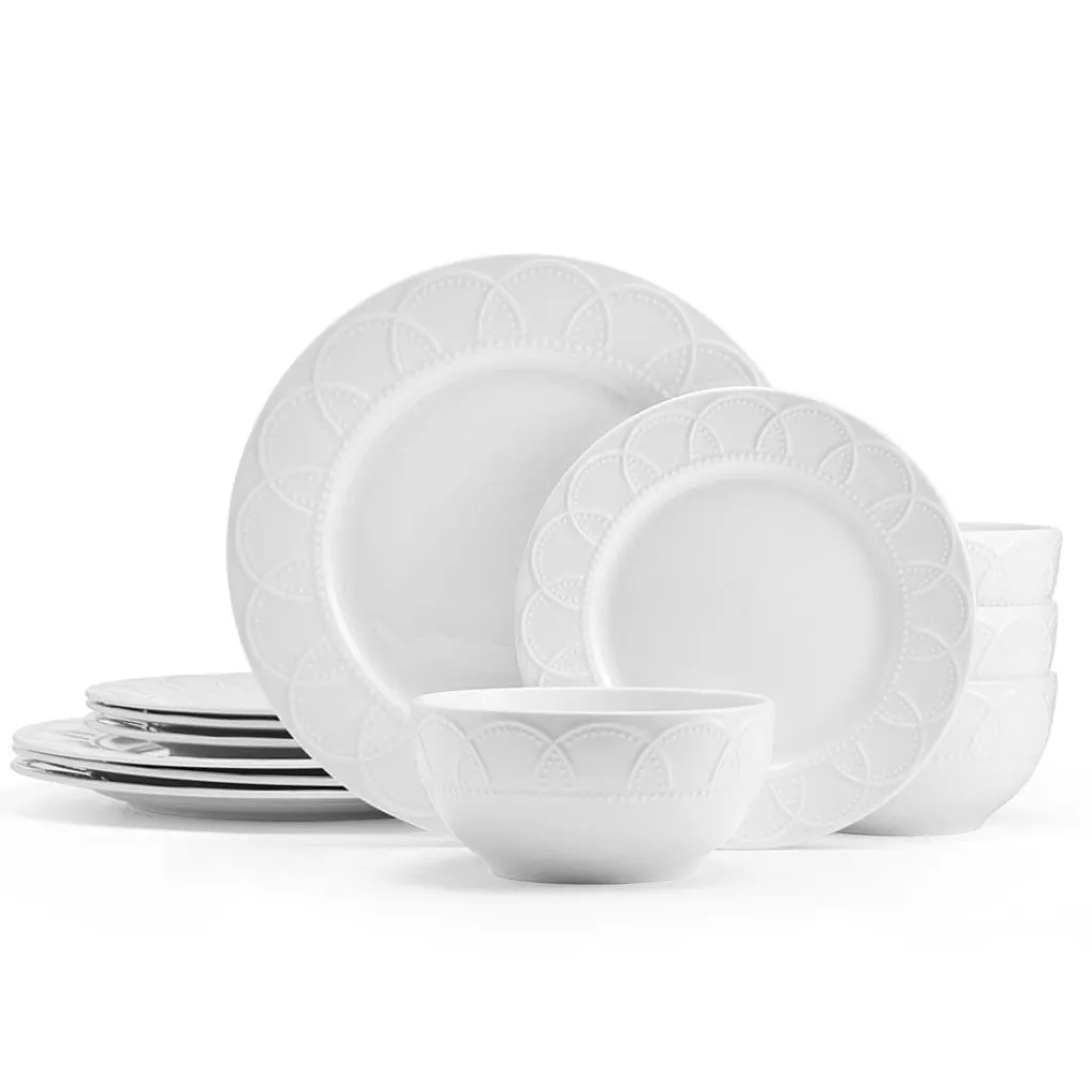 Dinnerware Service For 4|Pfaltzgraff® Jules 12 Piece Dinnerware Set, Service for 4