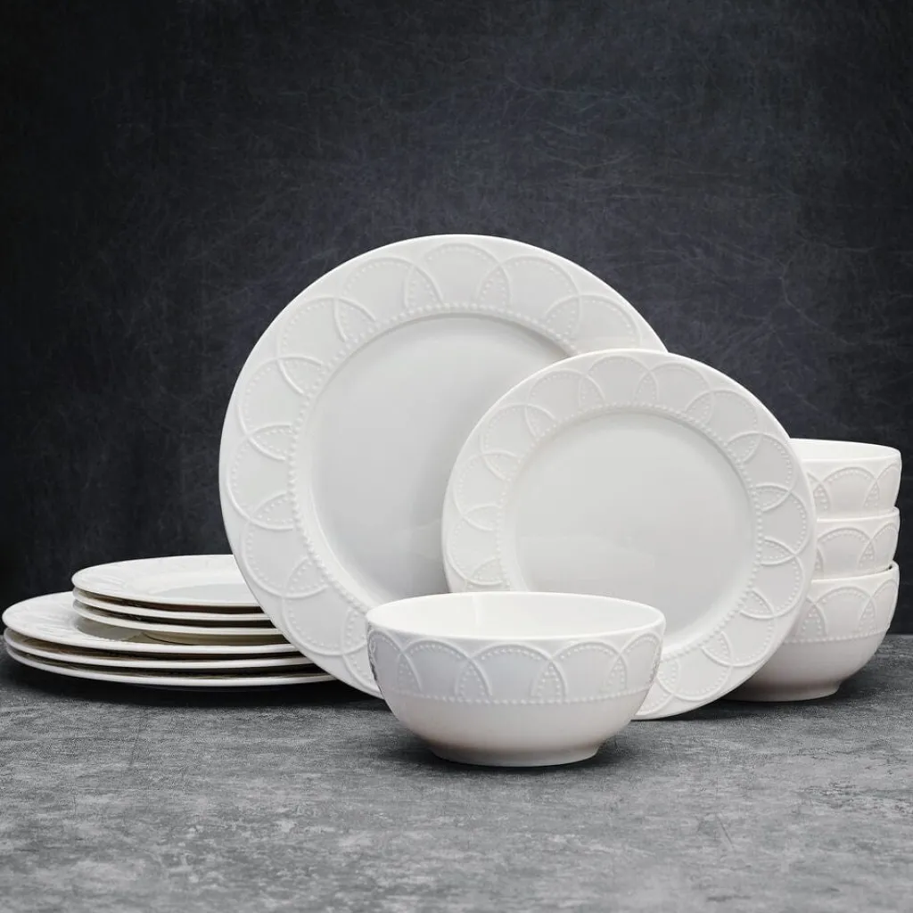 Dinnerware Service For 4|Pfaltzgraff® Jules 12 Piece Dinnerware Set, Service for 4