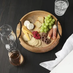 Fruit And Storage Baskets|Gourmet Basics® Knox Mango Wood Serve Tray