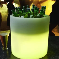 Fruit And Storage Baskets|Towle® Living LED Rechargeable Color Changing Beverage Ice Bucket Tub