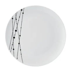Dinnerware Service For 4|Studio Nova Linear Symphony 12 Piece Dinnerware Set, Service for 4