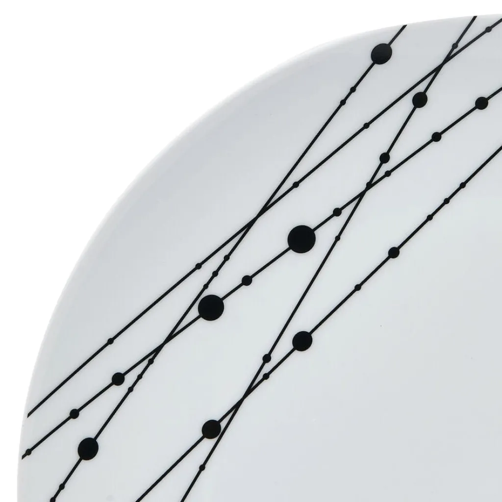 Dinnerware Service For 4|Studio Nova Linear Symphony 12 Piece Dinnerware Set, Service for 4
