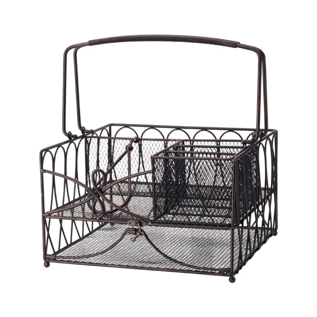Buffet Caddies|Fruit And Storage Baskets|Gourmet Basics® Loop Picnic Caddy