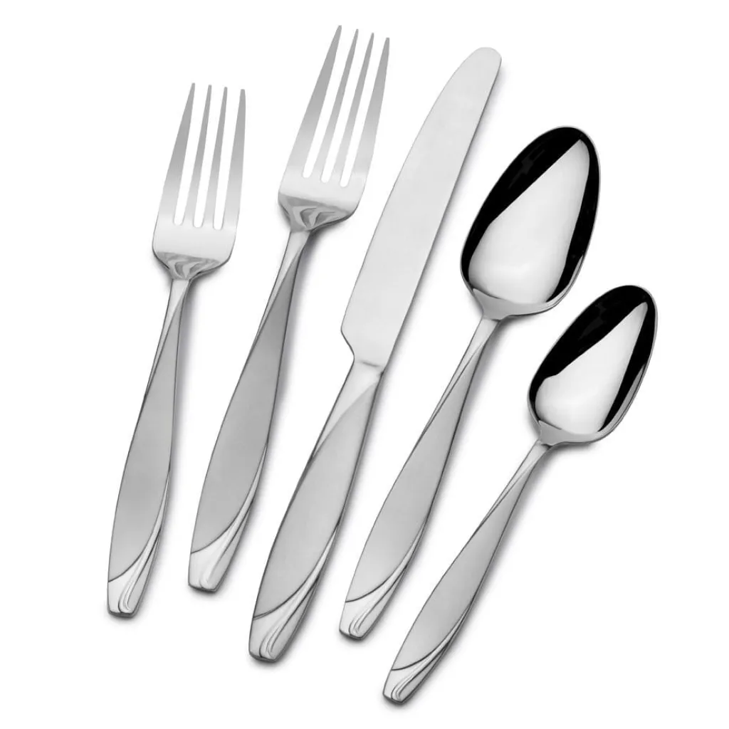 Sets|Gourmet Basics® Lunea Frost 20 Piece Flatware Set, Service for 4