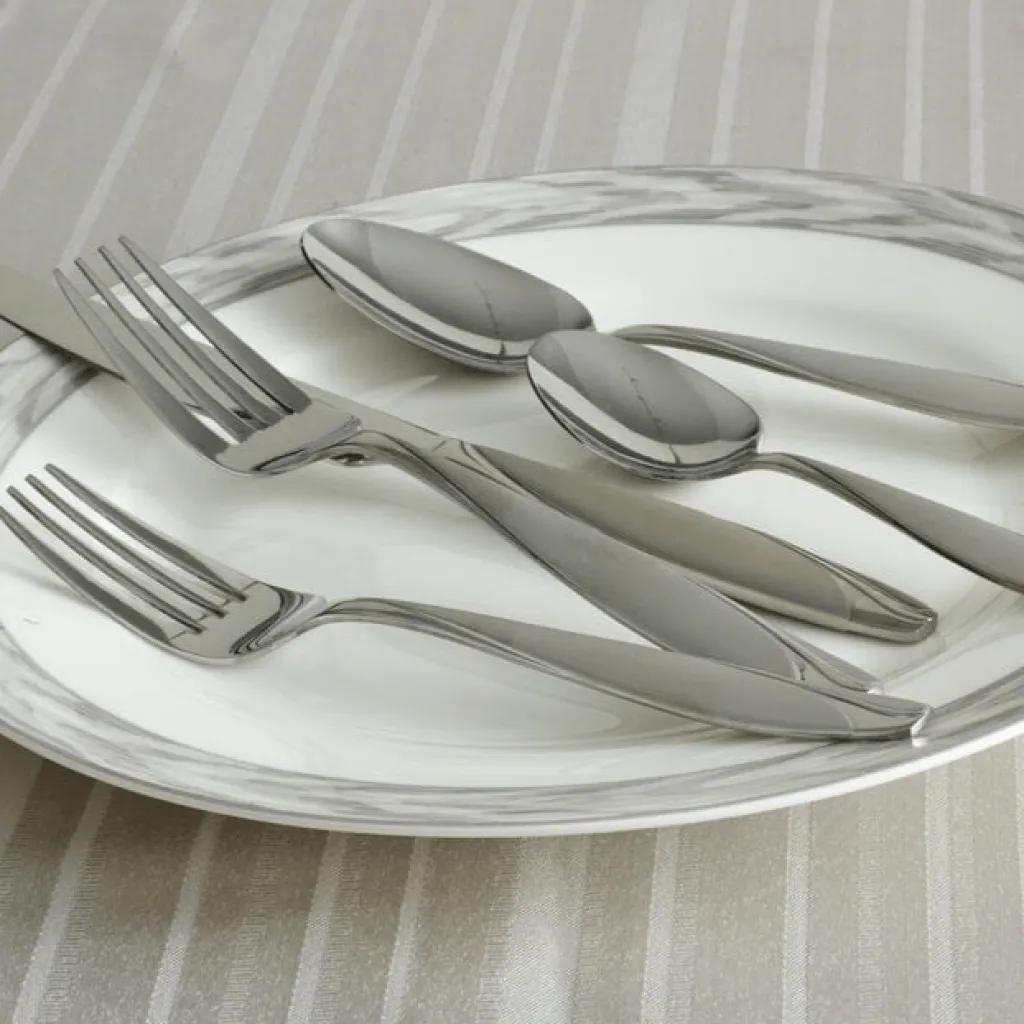 Sets|Gourmet Basics® Lunea Frost 20 Piece Flatware Set, Service for 4