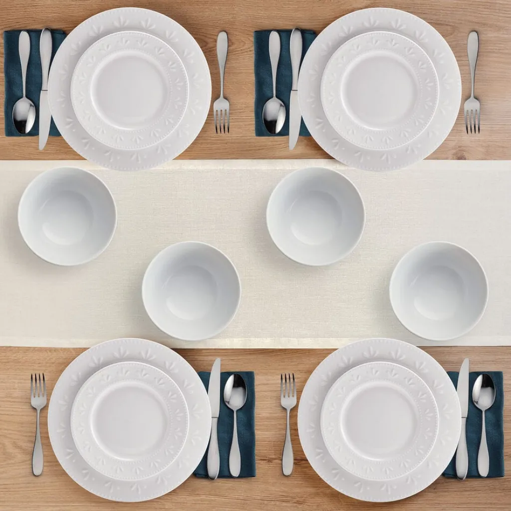 Dinnerware Service For 4|Pfaltzgraff® Maddy 12 Piece Dinnerware Set, Service for 4