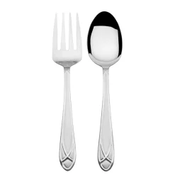 Sets|Pfaltzgraff® Mirage Frost 42 Piece Flatware Set with Wire Caddy, Service for 8