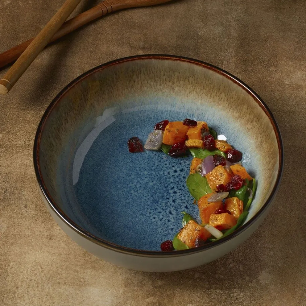 Serve Bowls|Pfaltzgraff® Monroe Blue Vegetable Serve Bowl