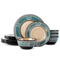 Dinnerware Service For 4|Pfaltzgraff® Montego 12 Piece Dinnerware Set, Service for 4