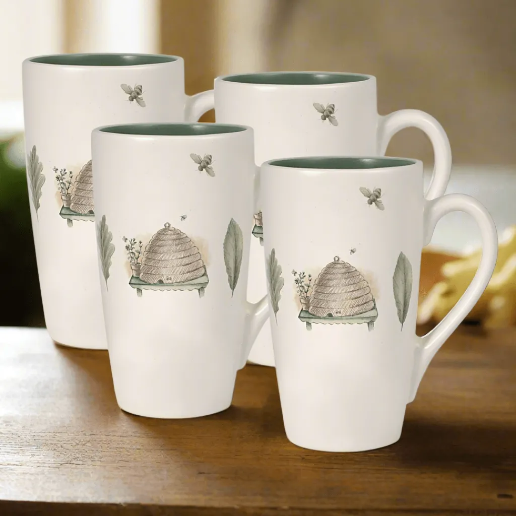 Coffee Mugs|Pfaltzgraff® Naturewood® Set of 4 Latte Mugs