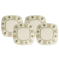 Dinner Plates|Pfaltzgraff® Naturewood® Set of 4 Square Dinner Plates