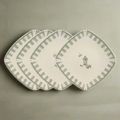 Salad Plates|Pfaltzgraff® Naturewood® Set of 4 Square Salad Plates
