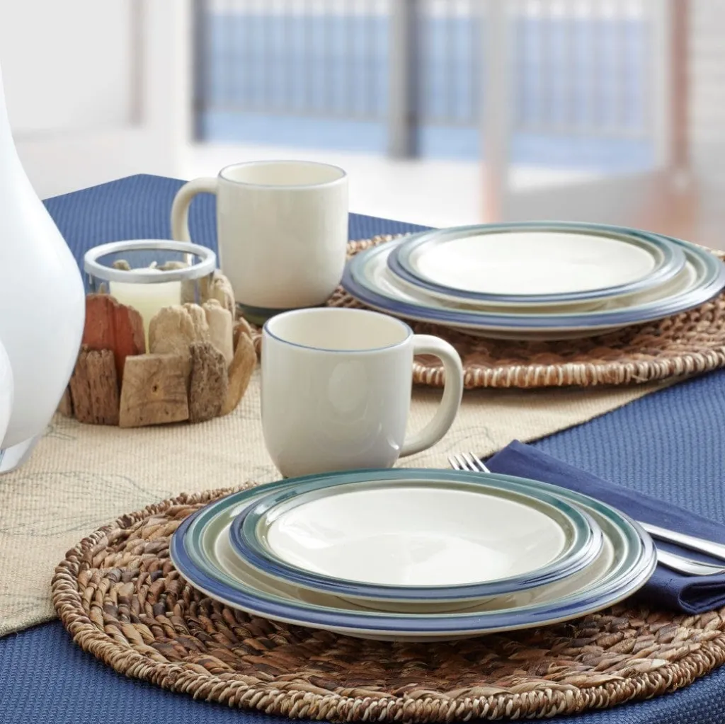 Dinner Plates|Pfaltzgraff® Ocean Breeze Set of 4 Dinner Plates