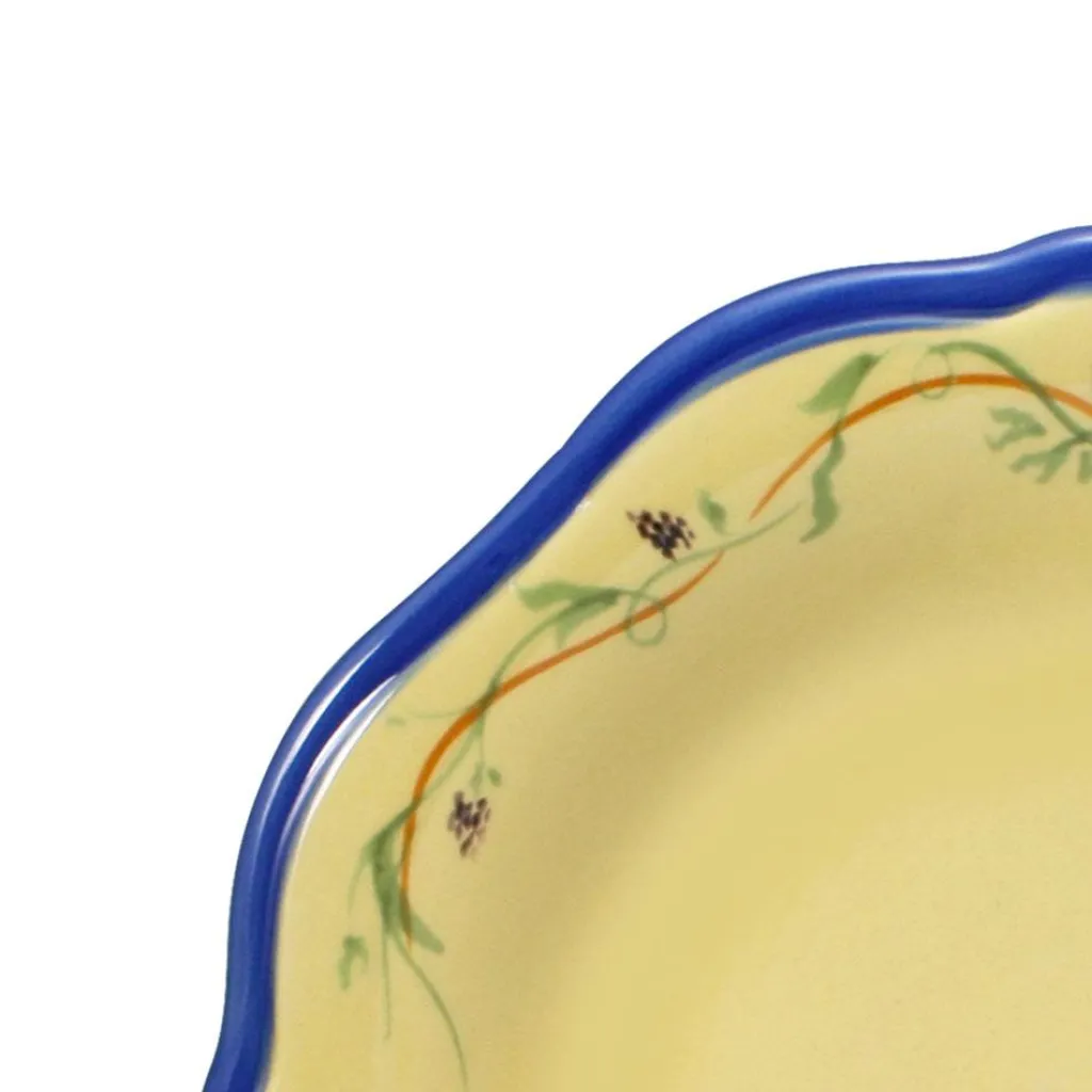 Salad Plates|Pfaltzgraff® Pistoulet® Set of 4 Salad Plates with Blue Band