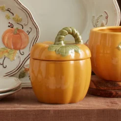 Serve Bowls|Bakeware|Pfaltzgraff® Plymouth Set of 4 Pumpkin Covered Dishes