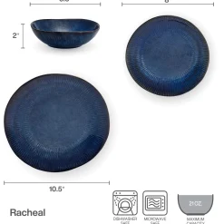 Dinnerware Service For 4|Pfaltzgraff® Racheal 12 Piece Dinnerware Set, Service for 4
