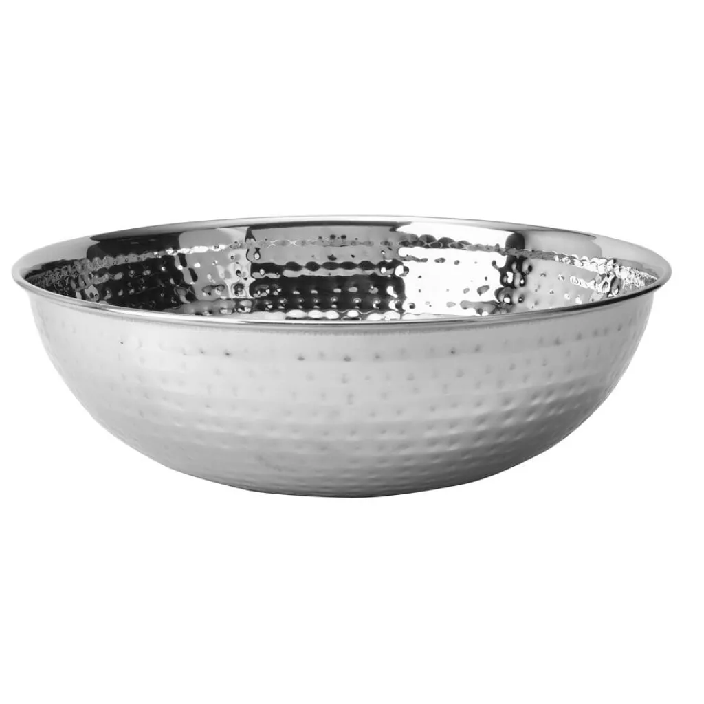 Serve Bowls|Gourmet Basics® Radiance Hammered Serving Bowl