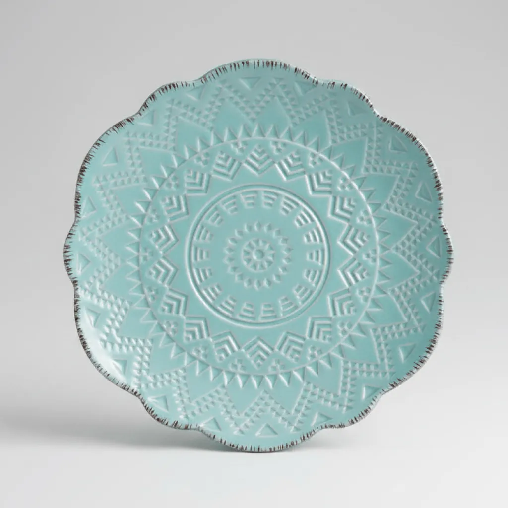 Salad Plates|Pfaltzgraff® Remembrance Teal Salad Plate
