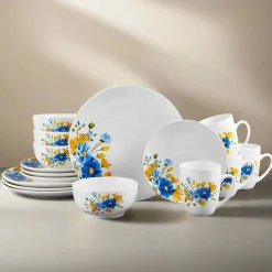 Dinnerware Service For 4|Studio Nova Rhea 16 Piece Dinnerware Set, Service for 4