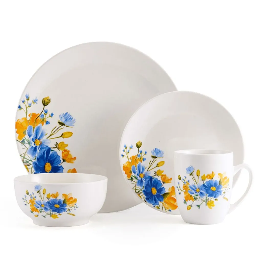 Dinnerware Service For 4|Studio Nova Rhea 16 Piece Dinnerware Set, Service for 4